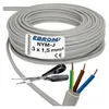 EBROM - 25 Meter NYM-J 3x1,5 mm2 - Installationskabel - Produktbild-Vorschau 1