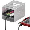 deleyCON 30 cm SATA 3 Kabel Nylon 6 Gbit/s Datenkabel SATA Produktbild-Vorschau 5