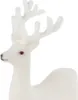 Rentier Beflockt Dekorative Weissen Samt Figur Weihnachten Produktbild-Vorschau 4