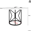 Flieks runder Esstisch, geometrische Tischbeine, Esstisch Produktbild-Vorschau 7
