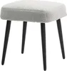 HOMCOM Fußhocker Sitzhocker Quadratischer Schminkhocker mit Produktbild-Vorschau 1