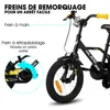 HILAND 14 Zoll Kinderfahrrad mit Stützrädern Handbremse Produktbild-Vorschau 3