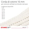 Seilwerk STANKE Corda spessa di cotone 14mm x 15m, Anteprima dell’immagine prodotto 3