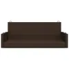vidaXL Závesná lavica hnedá 119x56x48 cm Poly ratan Náhľad obrázku produktu 4