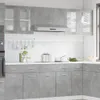 Hängeglasschrank Betongrau 80x31x60 cm Produktbild-Vorschau 3