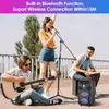Tragbarer Lautsprecher, Bluetooth 5.0 Karaoke-Lautsprecher Produktbild-Vorschau 6