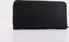 A black wallet is shown against a white background. Produktbild-Vorschau
