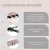 A graphic detailing the features of a bed frame, with close-up images and descriptive text. Podgląd zdjęcia produktu