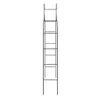 vidaXL Záhradné oblúky 2 ks čierne 120x38x260 cm oceľ Náhľad obrázku produktu 5