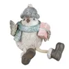 4er Set Deko Wintervögel als Kantensitzenr H. 9cm Produktbild-Vorschau 5