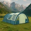 Tente CampFeuer Multi pour 4 personnes, bleue / sable, Voir les images du produit 2
