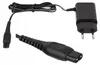 A black power adapter with two plugs and a cable. Náhľad obrázku produktu