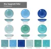 Blue 6er Set Spaghetti-Teller tief 800ml 6 Pers. Schüssel Produktbild-Vorschau 3