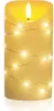 LED Kerze mit Lichterkette "Cynthia" 15cm Produktbild-Vorschau 1