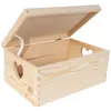 Creative Deco Dřevěná Krabice s Věkem | 30 x 20 x 14 cm Náhled obrázku produktu 1