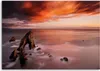 Leinwandbild oranger himmel über dem meer 90x60 cm Feeby Produktbild-Vorschau 3