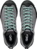 Damen Wanderschuhe "Mojito Trail GTX Wmn" von Scarpa in Grau mit türkisfarbenen Schnürsenkeln. Anteprima dell’immagine prodotto