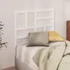 vidaXL Bett-Kopfteil Weiß 81x4x104 cm Massivholz Kiefer Produktbild-Vorschau 3