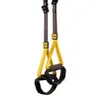 A close-up shot of a TRX suspension trainer hanging against a white background. Produktbild-Vorschau