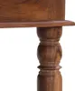 vidaXL Tavolo da pranzo 120×60×77 cm in legno massiccio di Anteprima dell’immagine prodotto 6
