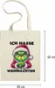 Ich Hasse Weihnachten Jutebeutel Weihnachtsmuffel Sarkasmus Produktbild-Vorschau 2