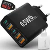 USB-C Ladegerät Adapter Schnellladegerät Schwarz | mehrfach Produktbild-Vorschau 1
