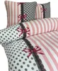 Thermofleece Mikrofaser Bettwäsche 200x220 cm Rosa Schwarz Produktbild-Vorschau 4