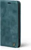A teal flip case for a smartphone, shown from the side. Produktbild-Vorschau