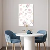 MuchoWow® Poster Blumen - Muster - Pastell - Rosa - Baby - Produktbild-Vorschau 4