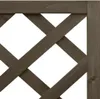 vidaXL Traliccio d'angolo con fioriera grigio 40x40x150cm Anteprima dell’immagine prodotto 4