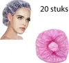 Jumadas 20x, bonnets de douche jetables roses pour femmes Voir les images du produit 1