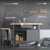 Pracovní stůl s pracovní deskou Pracovní stůl se zásuvkou Náhled obrázku produktu 5