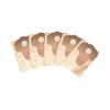 A fanned arrangement of five paper vacuum cleaner bags, displayed against a white background. Podgląd zdjęcia produktu