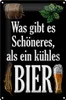 Blechschild Spruch 20x30cm was schöneres als kühles Bier Produktbild-Vorschau 2