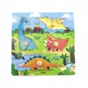 VIGA Drewniane Puzzle z Pinezkami Dinozaury Podgląd zdjęcia produktu 1