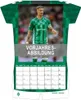 A calendar designed as a Werder Bremen football jersey, featuring a player and a calendar grid for August. Produktbild-Vorschau