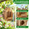 Schmetterlingsfütterer aus Holz, Schmetterlingshaus zum Produktbild-Vorschau 4