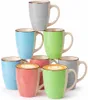 8x Kaffeebecher aus Keramik - Kaffee-Tasse in modernem Produktbild-Vorschau 1