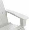 vidaXL Adirondack-Schaukelstuhl Weiß 92 x 73,5 x 92 cm HDPE Produktbild-Vorschau 7