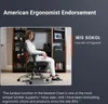 Chaise de bureau ergonomique Pro avec repose-pieds - Chaise Voir les images du produit 7