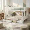 Homestyle4u Palandy 90x200 140x200 Vyvýšená postel Dětská Náhled obrázku produktu 11