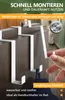 Lindenstein Türhaken Innenseite aus Edelstahl, 10er Set, Produktbild-Vorschau 5