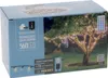 The image shows the packaging for a set of 560 LED solar string lights, with a picture of the lights on a tree in a garden setting. Produktbild-Vorschau