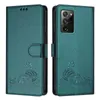 Leder Hülle für Samsung Galaxy Note 20 5G Süße Katze Flip Produktbild-Vorschau 2