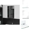 A collage of images showing a bathroom mirror with a shelf, a separate shelf, and a close-up of glass edges. Podgląd zdjęcia produktu
