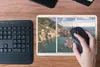 MuchoWow® Mauspad Mousepad Aussicht - Insel - Wasser 27x18 Produktbild-Vorschau 4