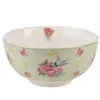 Clayre & Eef Miska na zupę 500 ml Zielono-beżowa Porcelana Podgląd zdjęcia produktu 1