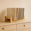Houders voor vinylplaten, bamboe standaard voor 50 Productafbeelding-voorbeeld 1