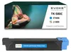 4x Toner für Kyocera TK580K-TK580B TK580K CMYK = Schwarz + Produktbild-Vorschau 3