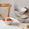 Schüssel Set 4er Ø20 cm Keramik Japanische RamenSchüsseln Produktbild-Vorschau 8